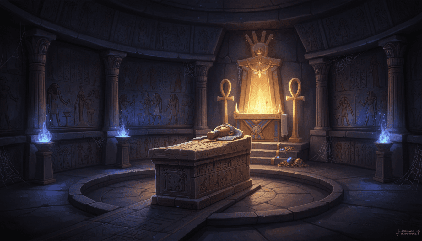 Sarcophagus in Legacy of Dead slot